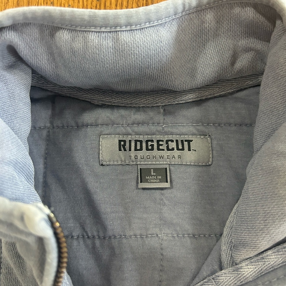 Blue-Gray Ridgecut Quilted Pullover - Picture 2 of 2